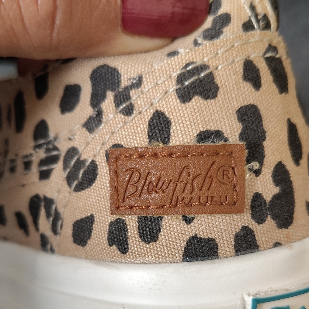 Blowfish Leopard Print Slip-On Sneakers - Picture 5 of 6